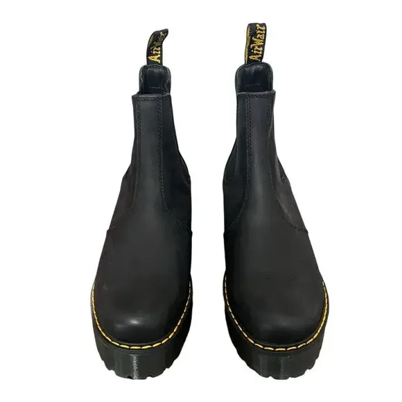 NEW! Dr. Martens Rometty Wyoming Leather Platform Chelsea Boots - Size 9 - Picture 5 of 9